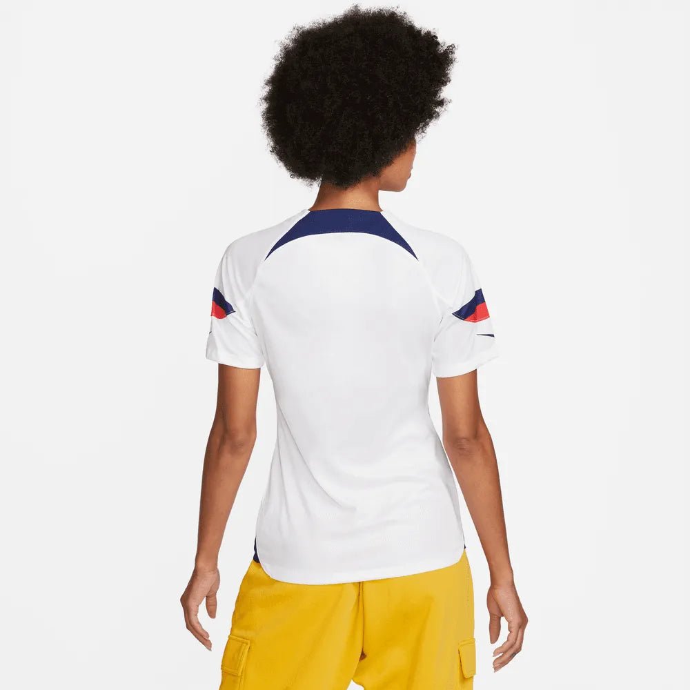 2022-23 USA Women's Home 4 Star Soccer Jersey White-Hyper Blue | Nike Discount