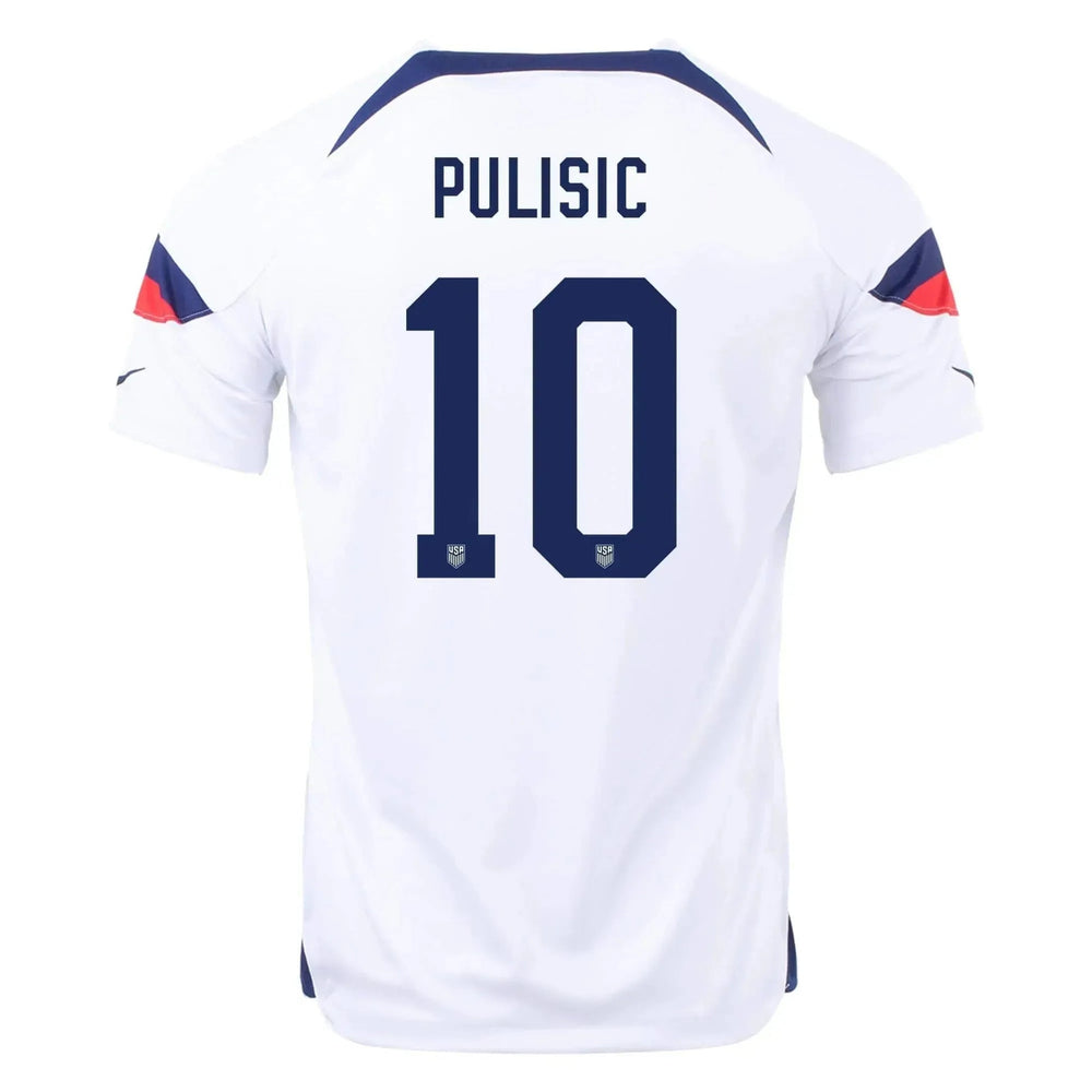 2022-23 USA Home Youth Soccer Jersey White-Loyal Blue | Nike Discount