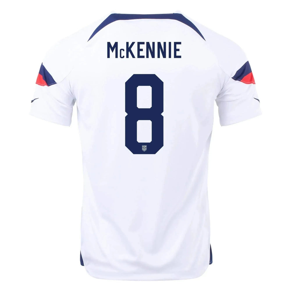 2022-23 USA Home Youth Soccer Jersey White-Loyal Blue | Nike Discount
