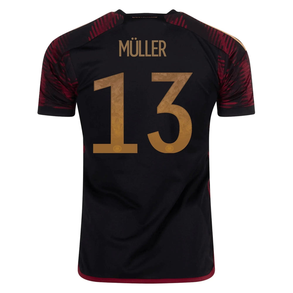 2022-23 Germany Away Soccer Jersey Black | Adidas Sports