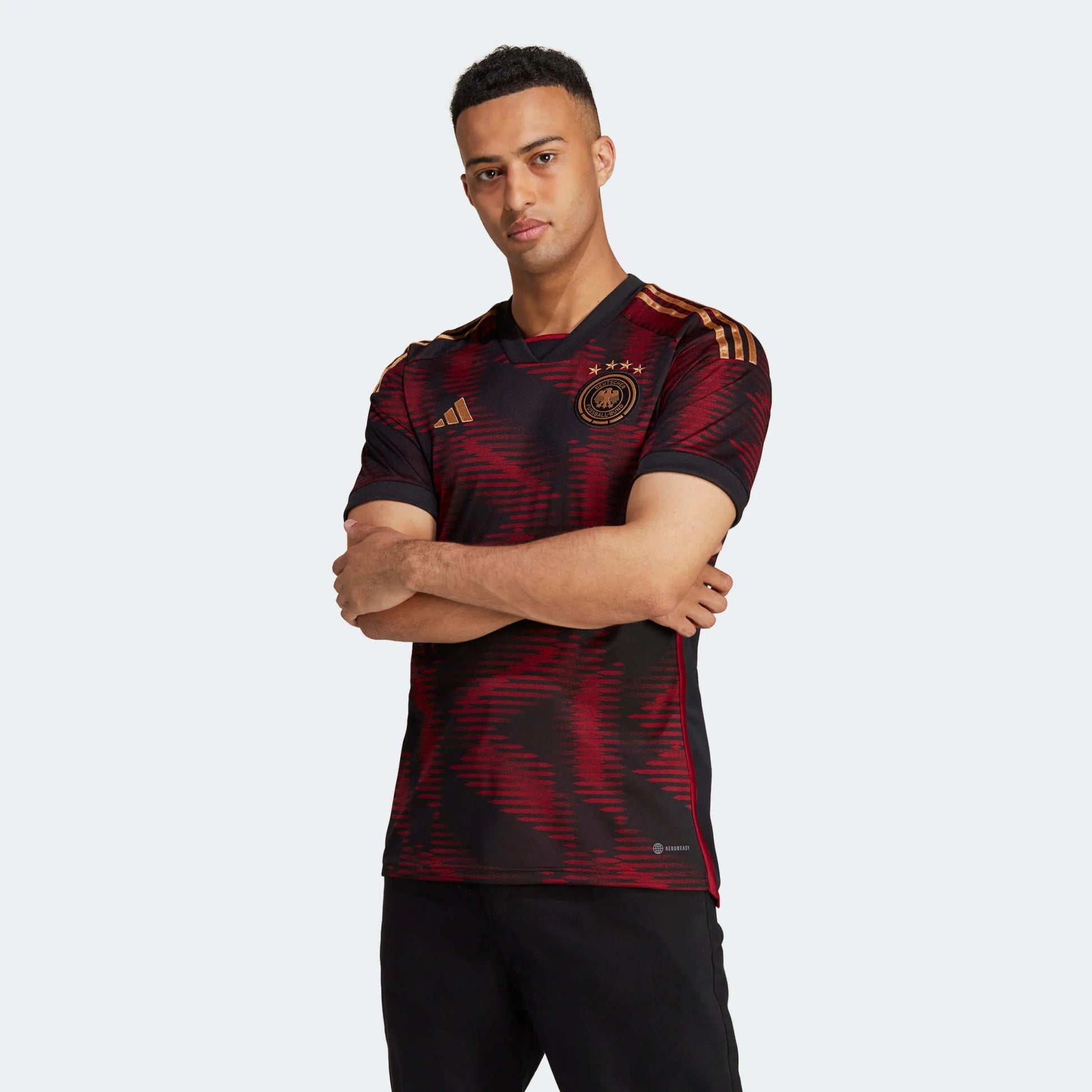 2022-23 Germany Away Soccer Jersey Black | Adidas Sports