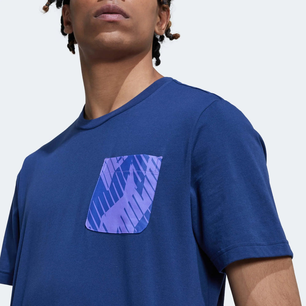 2022-23 Argentina Graphic Tee Night Indigo | Adidas Outlet