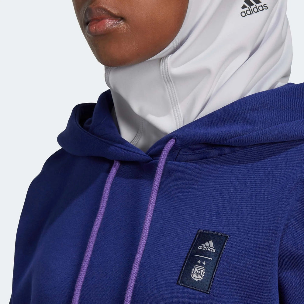 2022-23 Argentina Women's 3 Stripe Hoody Legacy Indigo | Adidas Discount
