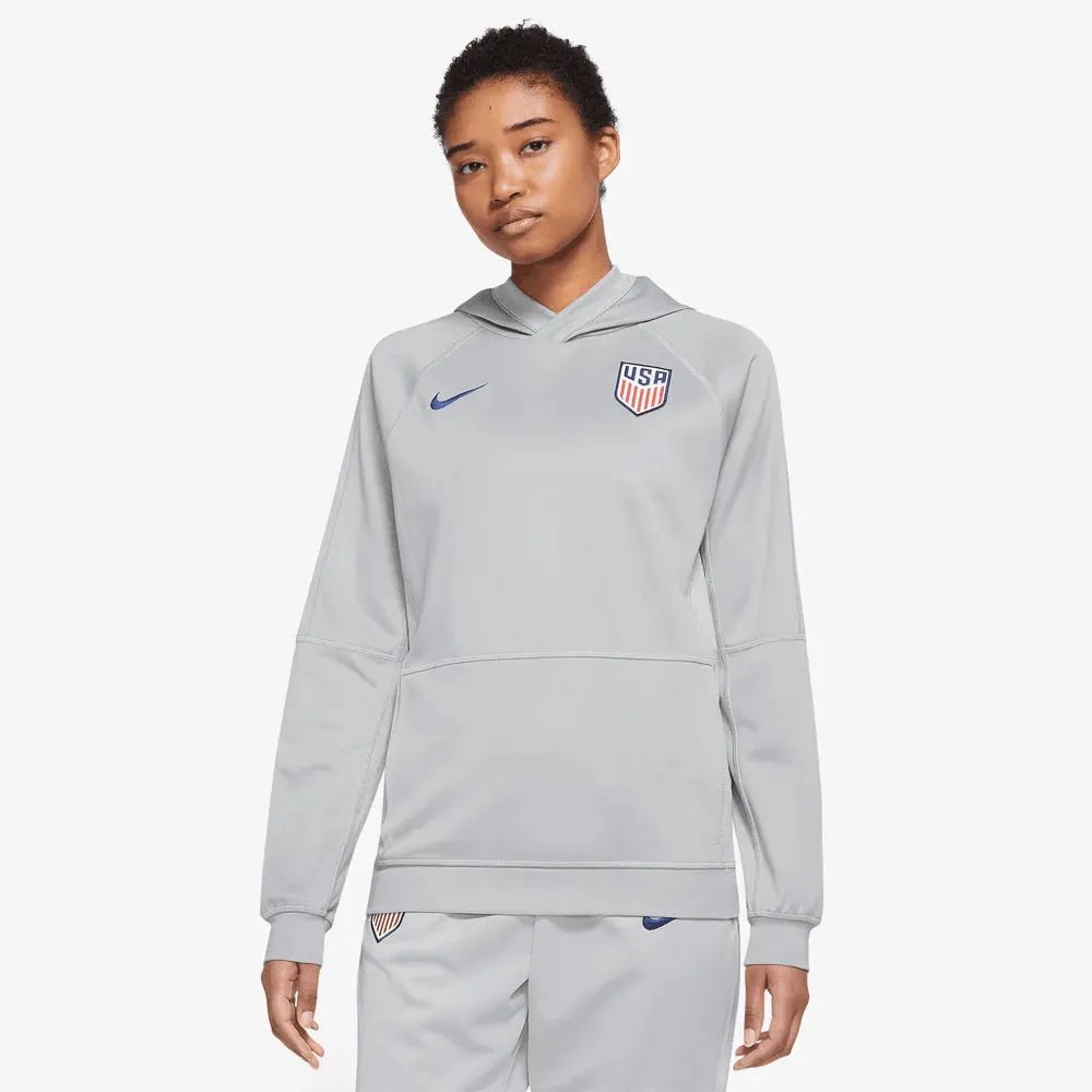 2022-23 USA Women's Travel Soccer Hoodie - Grey | Nike Sports