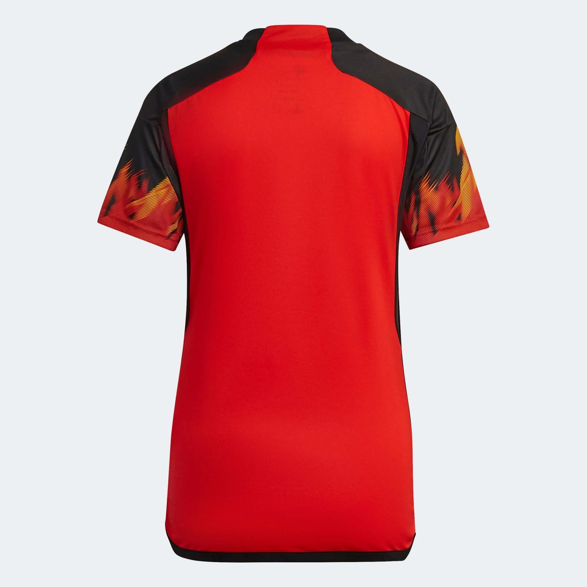 2022-23 Belgium Women's Home Soccer Jersey - Red-Black | Adidas Sale