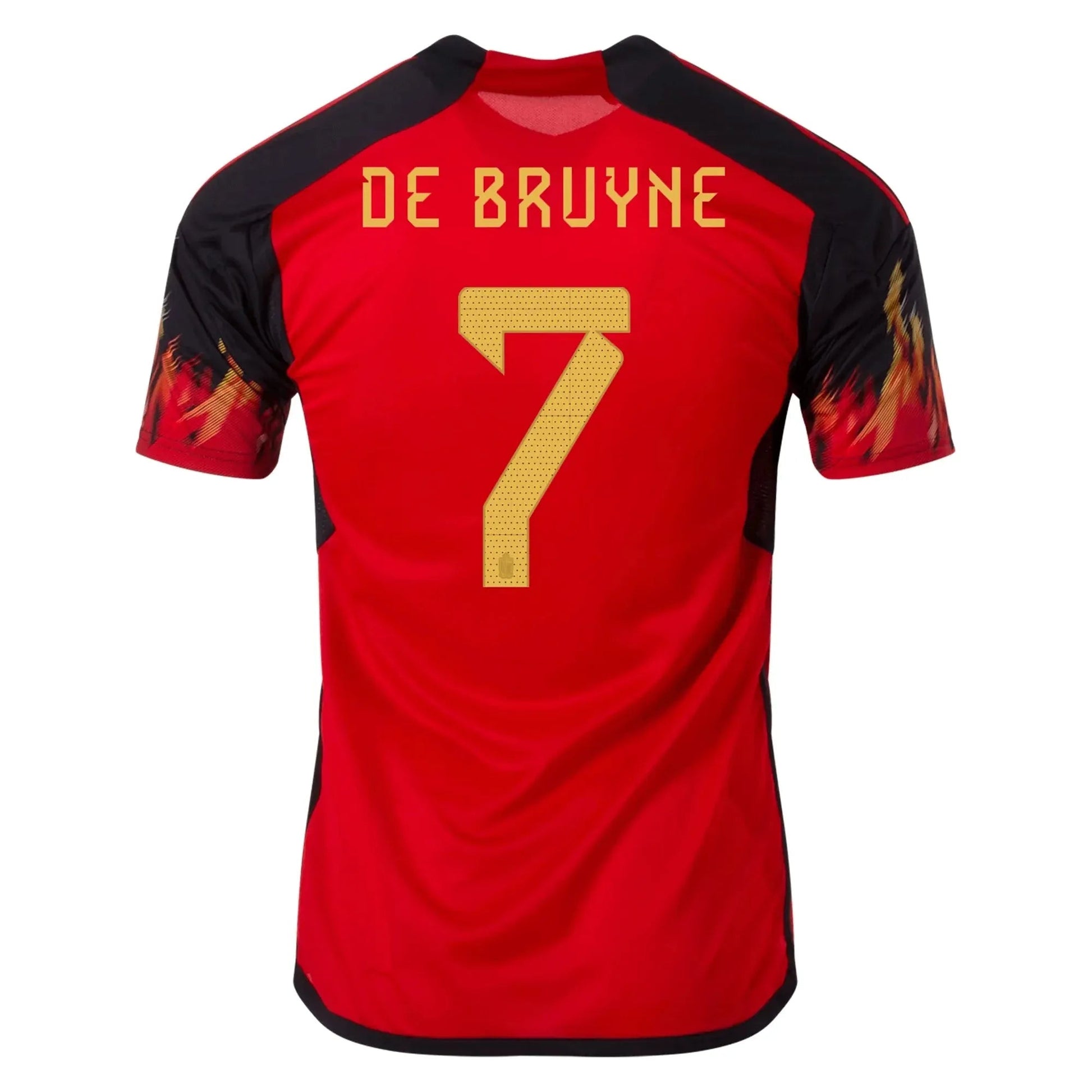 2022-23 Belgium Women's Home Soccer Jersey - Red-Black | Adidas Sale