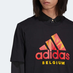 2022-23 Belgium DNA Graphic Tee - Black | Adidas Online