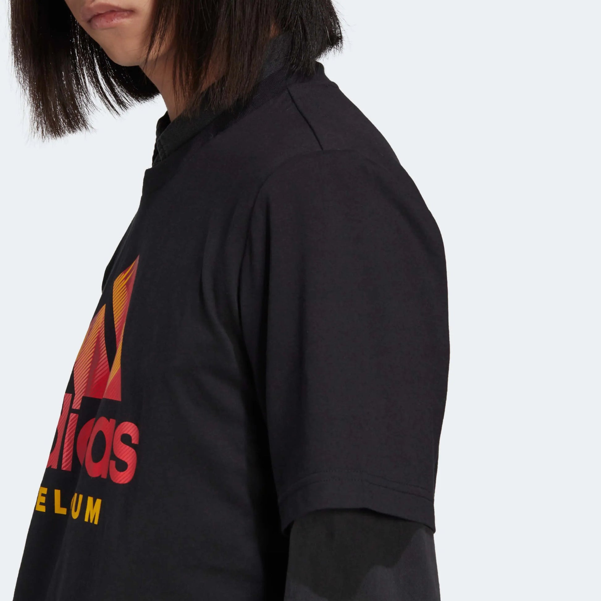 2022-23 Belgium DNA Graphic Tee - Black | Adidas Online