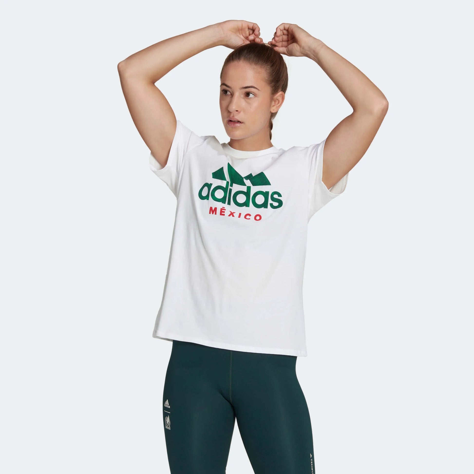 2022-23 Mexico Women's Tee - White | Adidas for Sale