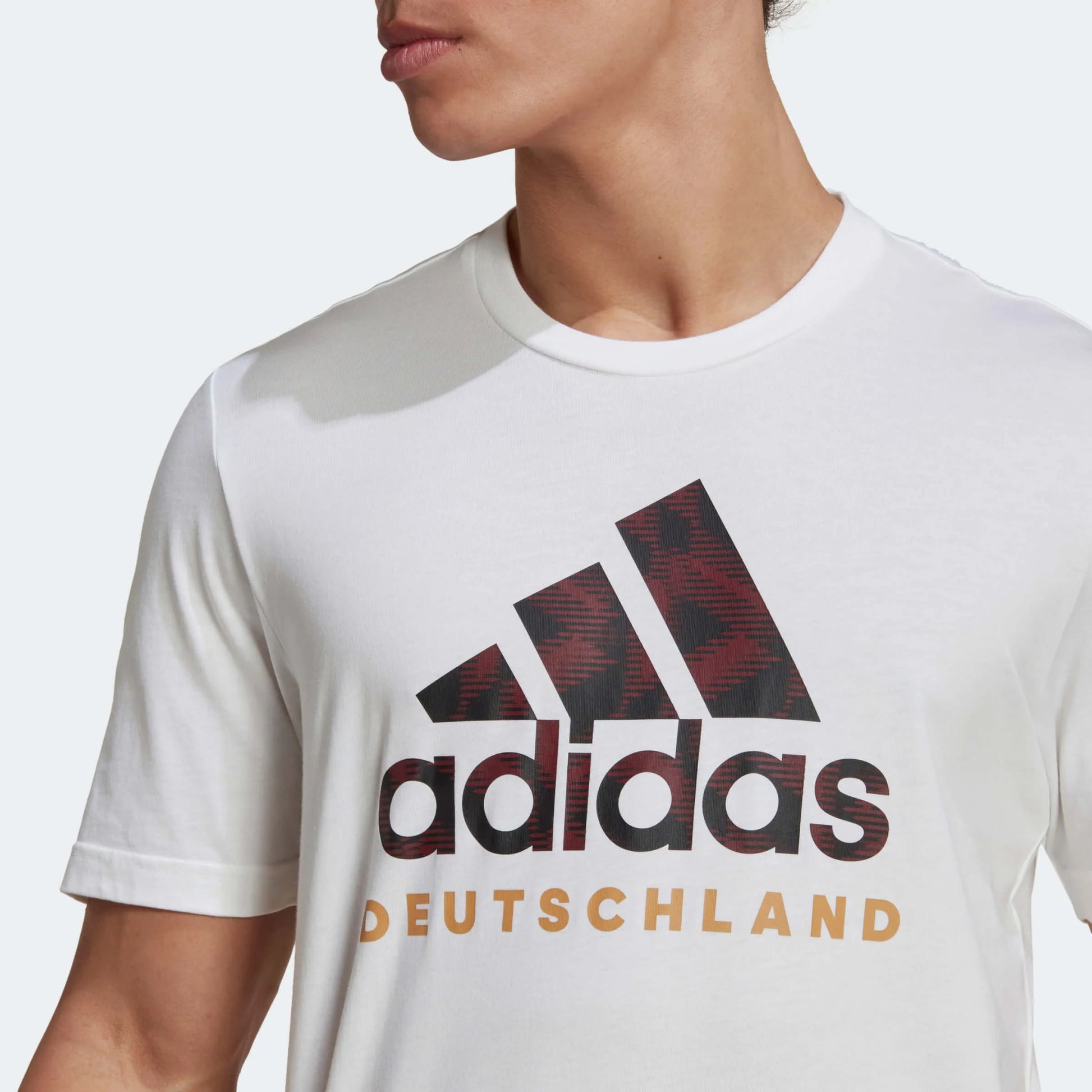 2022-23 Germany DNA Graphic Tee - White-Black | Adidas Outlet