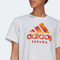 2022-23 Spain Women's Tee - White | Adidas Sports