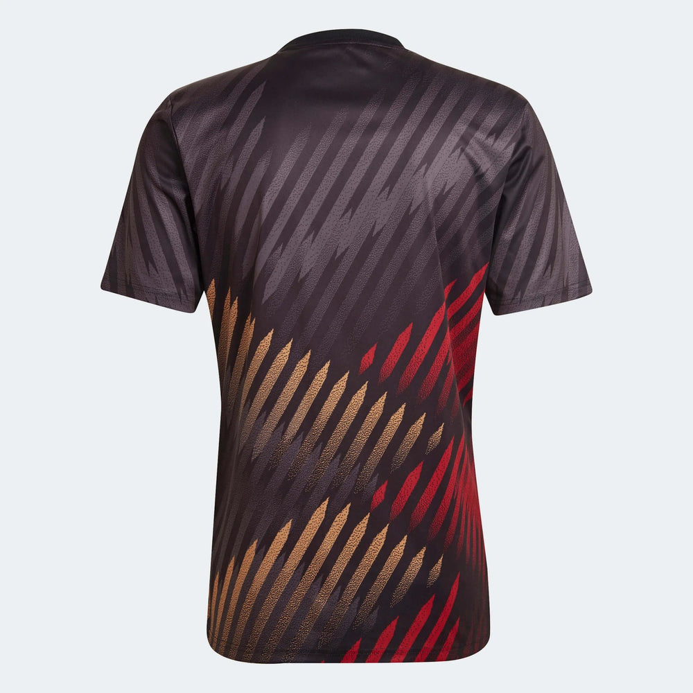 2022-23 Germany Pre-Match Soccer Jersey - Black-Grey-Red | Adidas for Sale