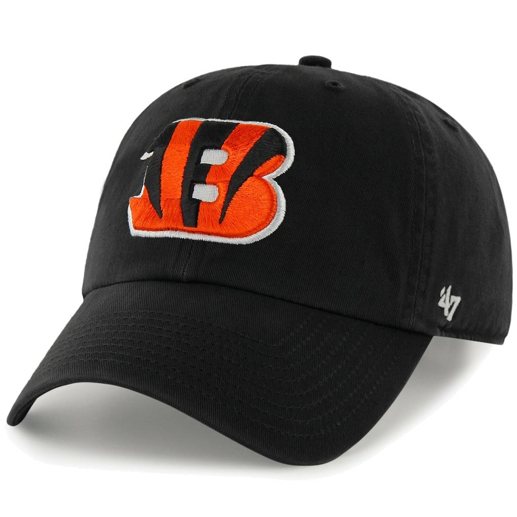 Cincinnati Bengals '47 Brand Cleanup Adjustable Hat Black - 47 brand