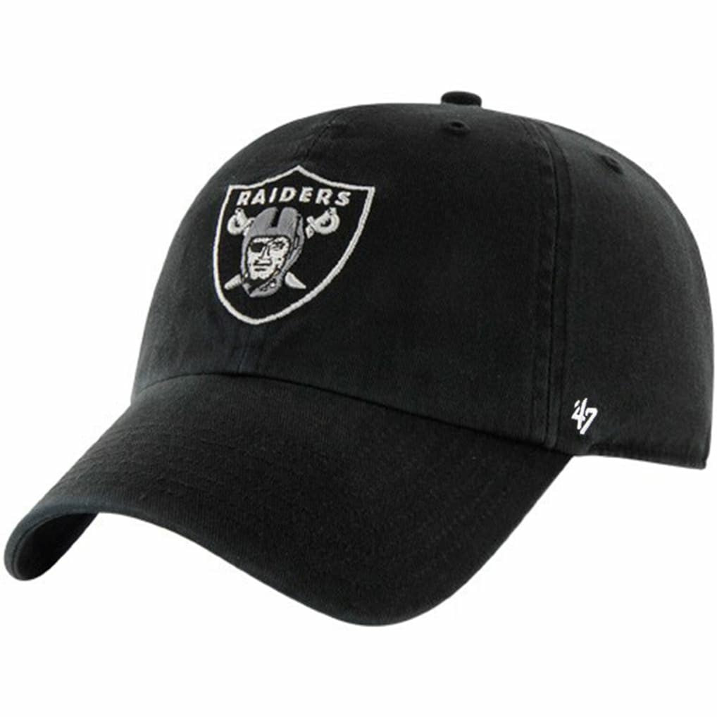 Las Vegas Raiders '47 Brand Cleanup Adjustable Hat Black - 47 brand
