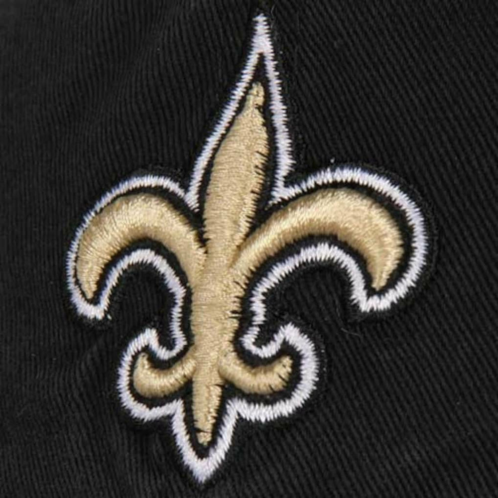 New Orleans Saints '47 Brand Cleanup Adjustable Hat Black - 47 brand