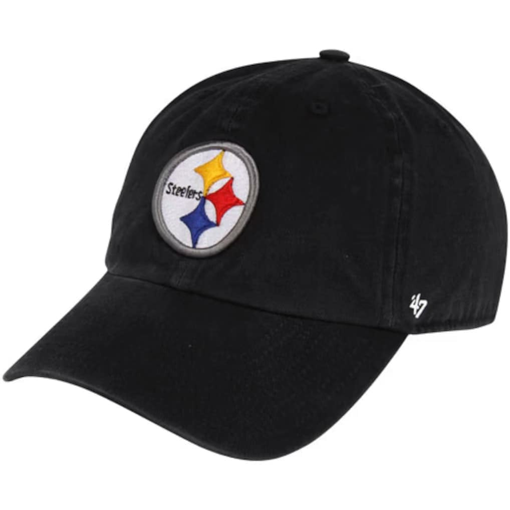 Pittsburgh Steelers '47 Brand Cleanup Adjustable Hat Black - 47 brand