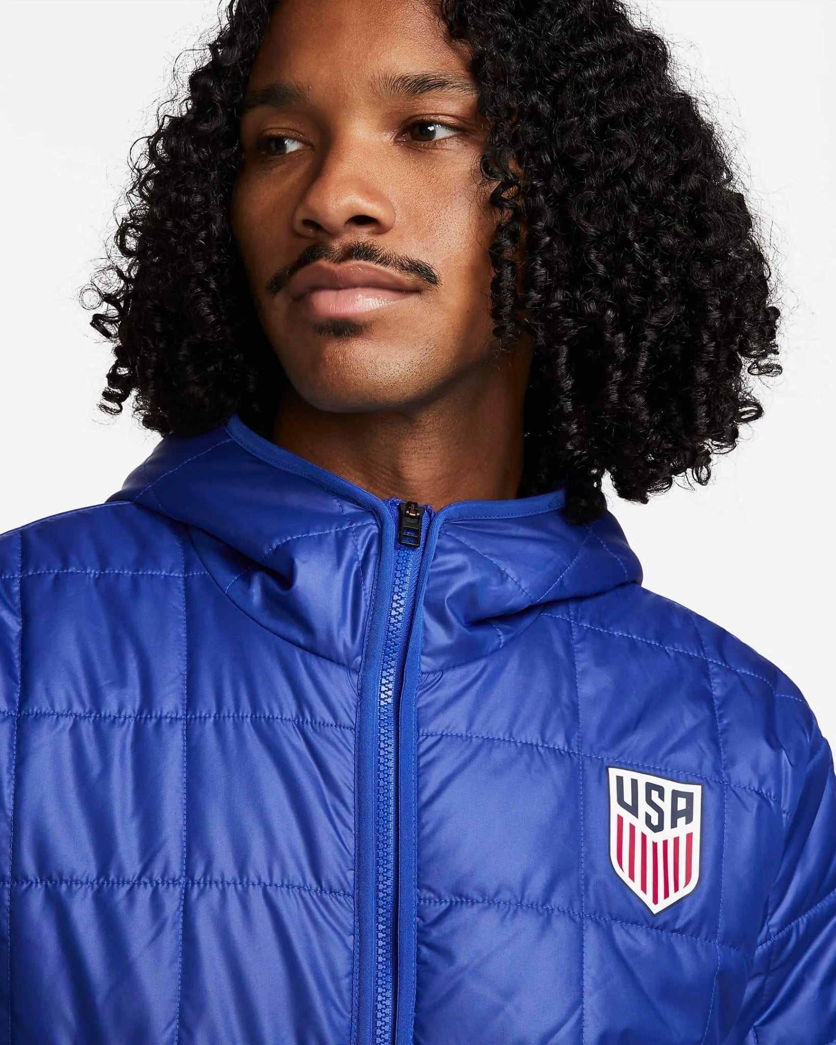 2023 USA Men's Fleece-Lined Hooded Jacket | Nike for Sale