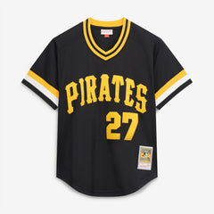 Kent Tekulve Pittsburgh Pirates Mitchell & Ness Authentic Batting Practice Jersey Lifestyle