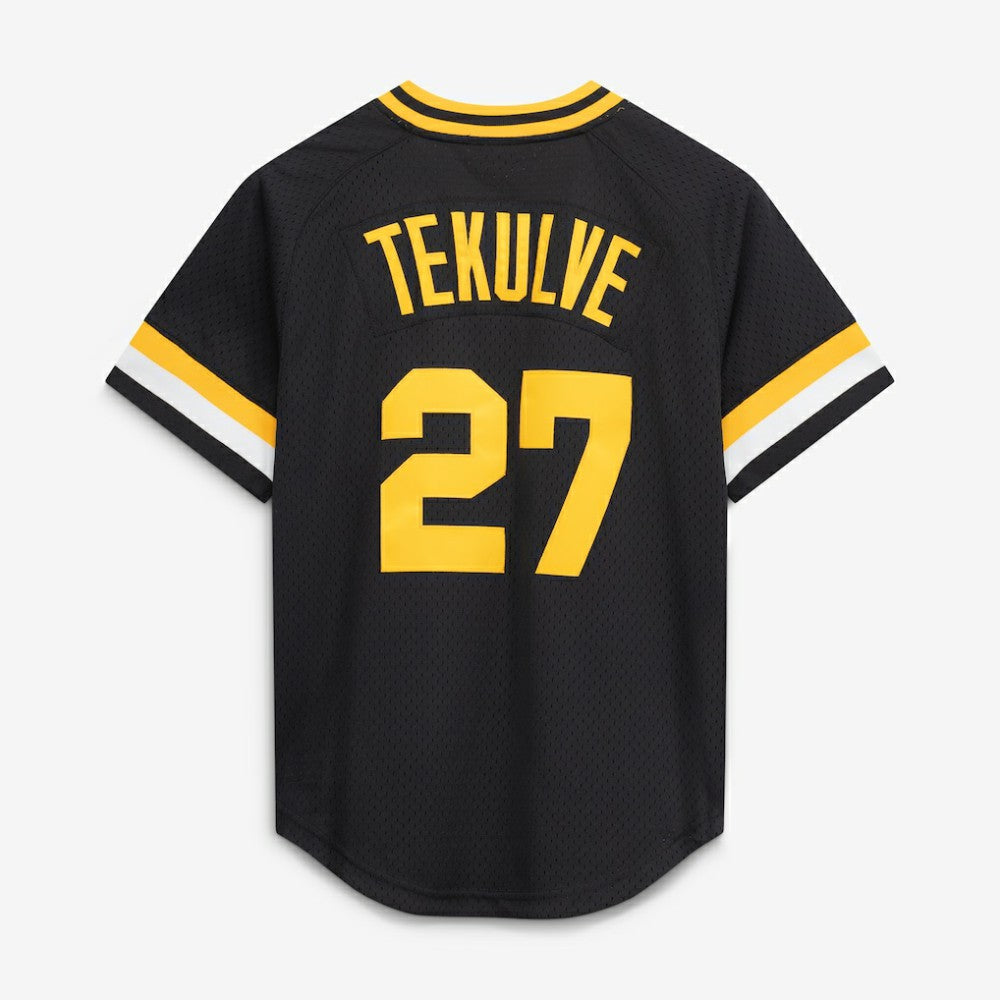Kent Tekulve Pittsburgh Pirates Mitchell & Ness Authentic Batting Practice Jersey Lifestyle