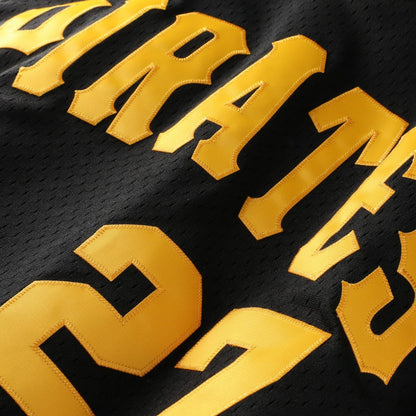 Kent Tekulve Pittsburgh Pirates Mitchell & Ness Authentic Batting Practice Jersey - Black | MLB Jerseys