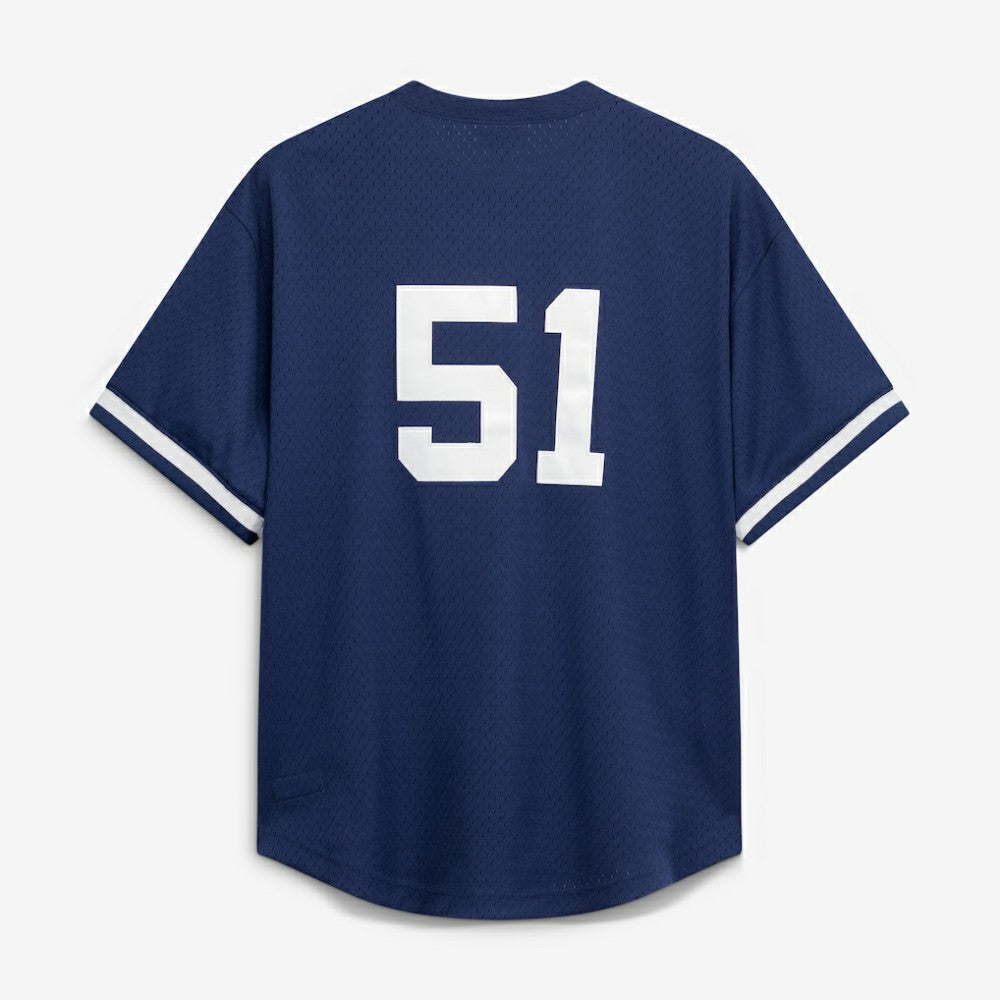 Bernie Williams New York Yankees Mitchell & Ness Authentic Batting Practice Jersey Lifestyle
