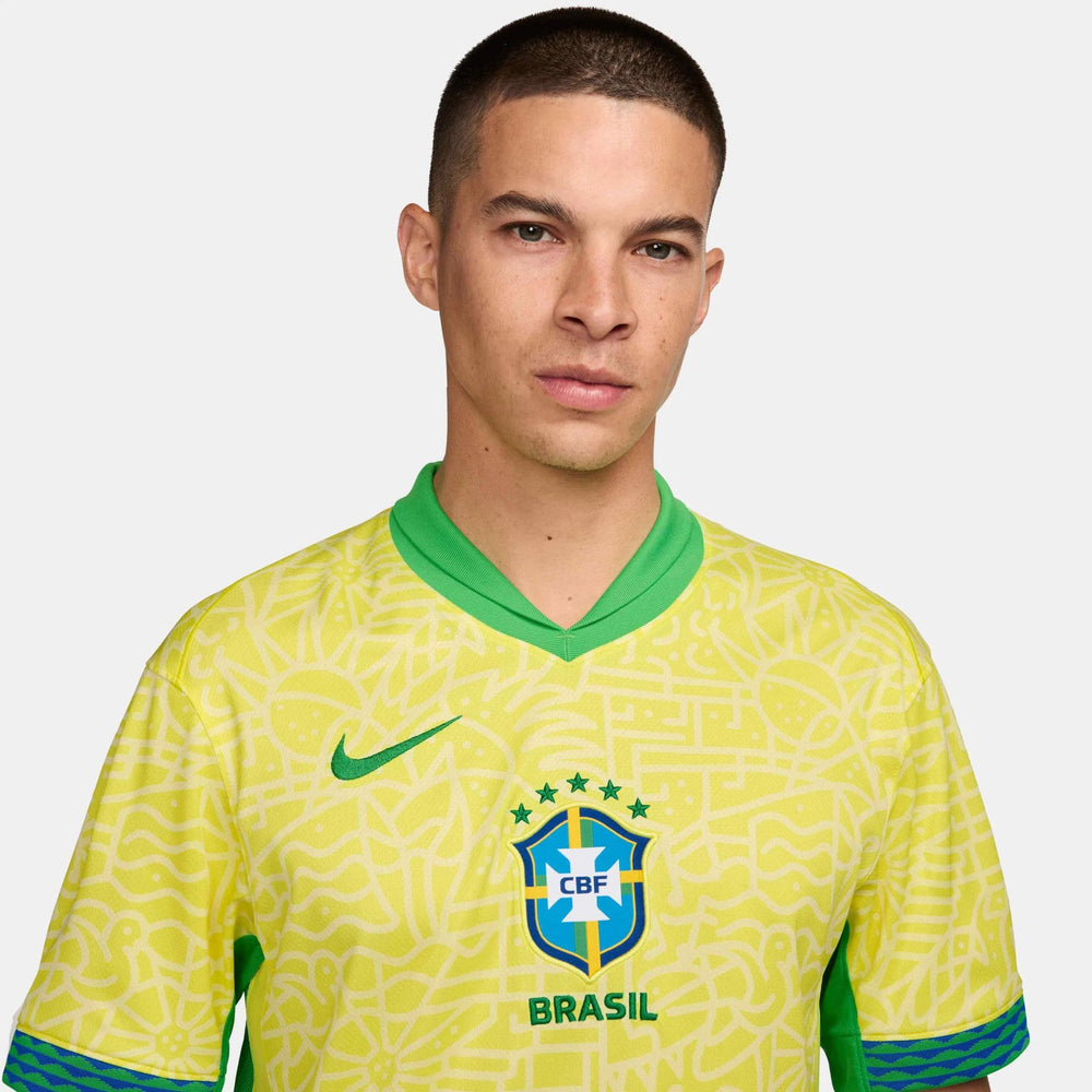 2024-25 Brazil Men's Stadium Home Soccer Jersey | Nike Outlet