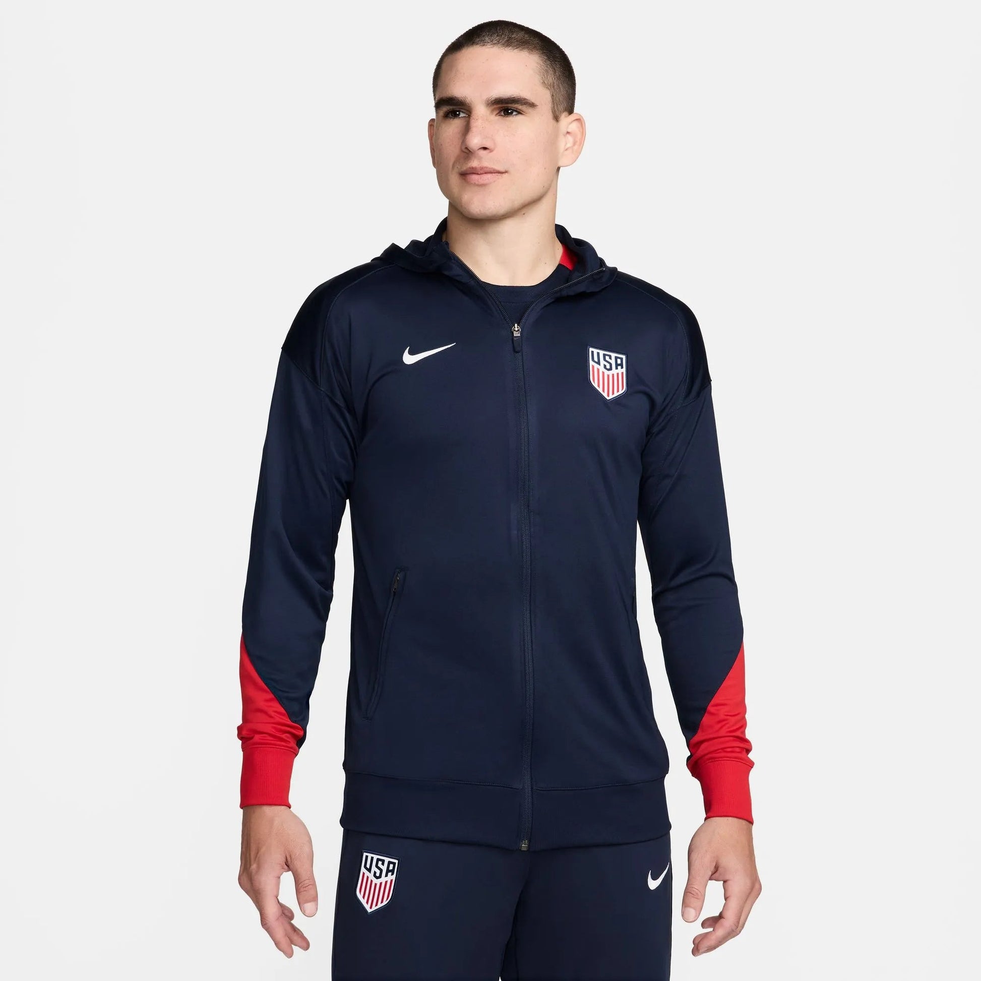 2024-25 USA Men's Strike Hoodie Track Jacket | Nike for Sale