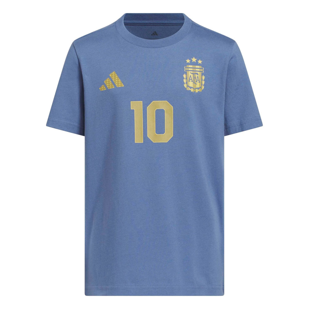 2026 Argentina Youth Messi Name And Number Tee | Adidas Online
