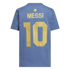 2026 Argentina Youth Messi Name And Number Tee | Adidas Online