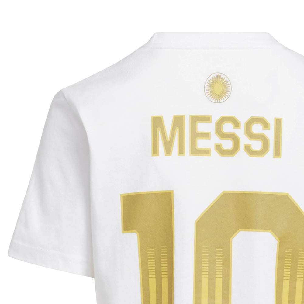 2026 Argentina Youth Messi Name And Number Tee | Adidas Sports
