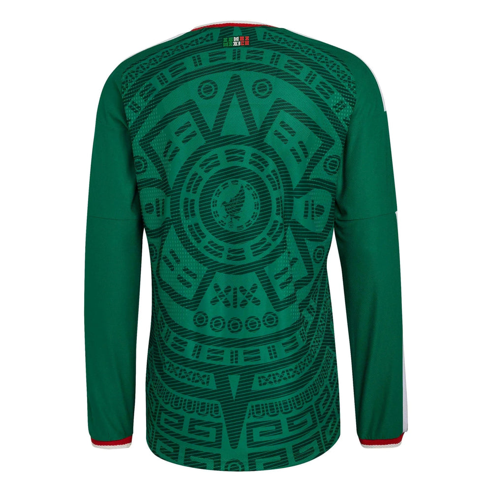 2026 Mexico Men's Authentic Home Long-Sleeve Soccer Jersey | Adidas Discount