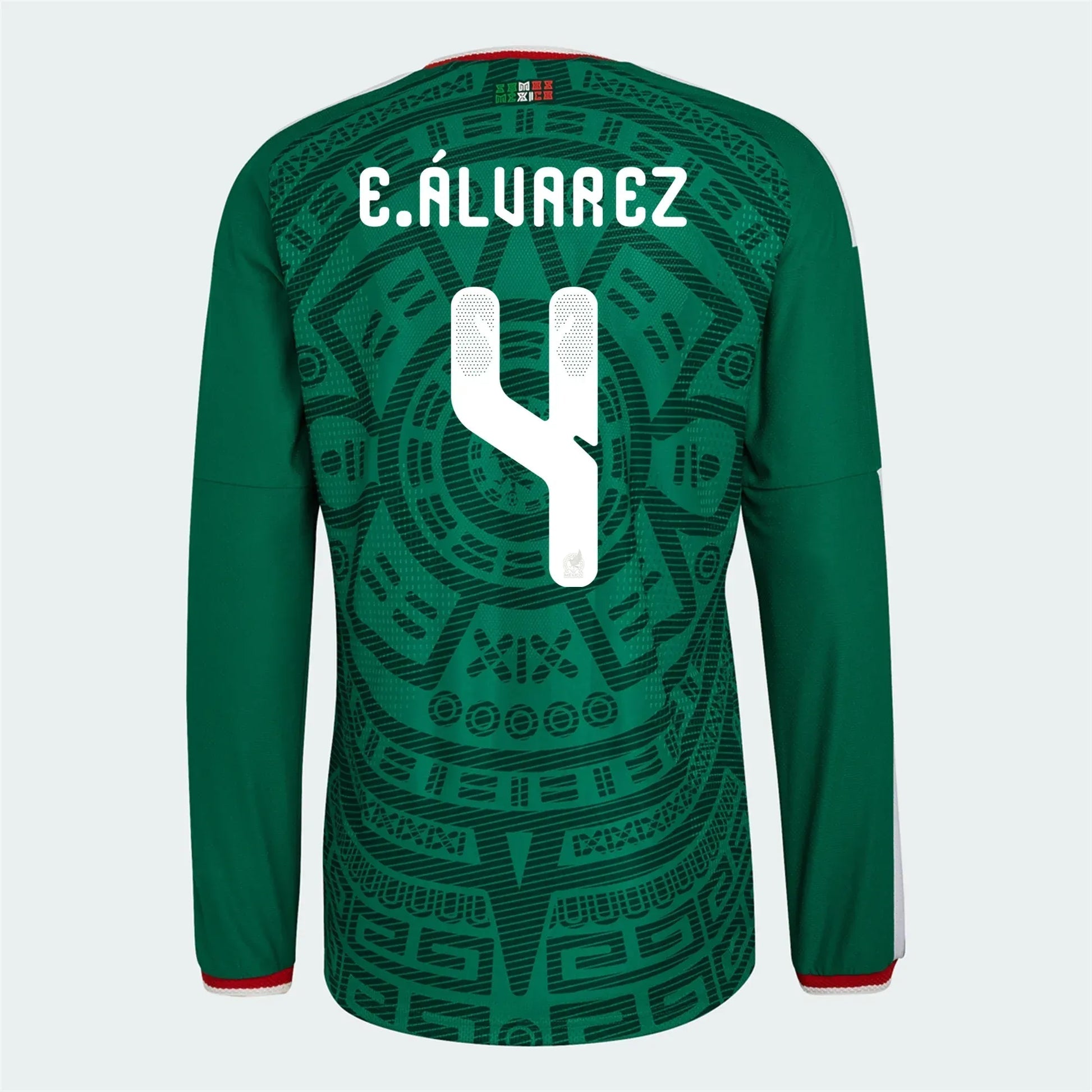 2026 Mexico Men's Authentic Home Long-Sleeve Soccer Jersey | Adidas Discount