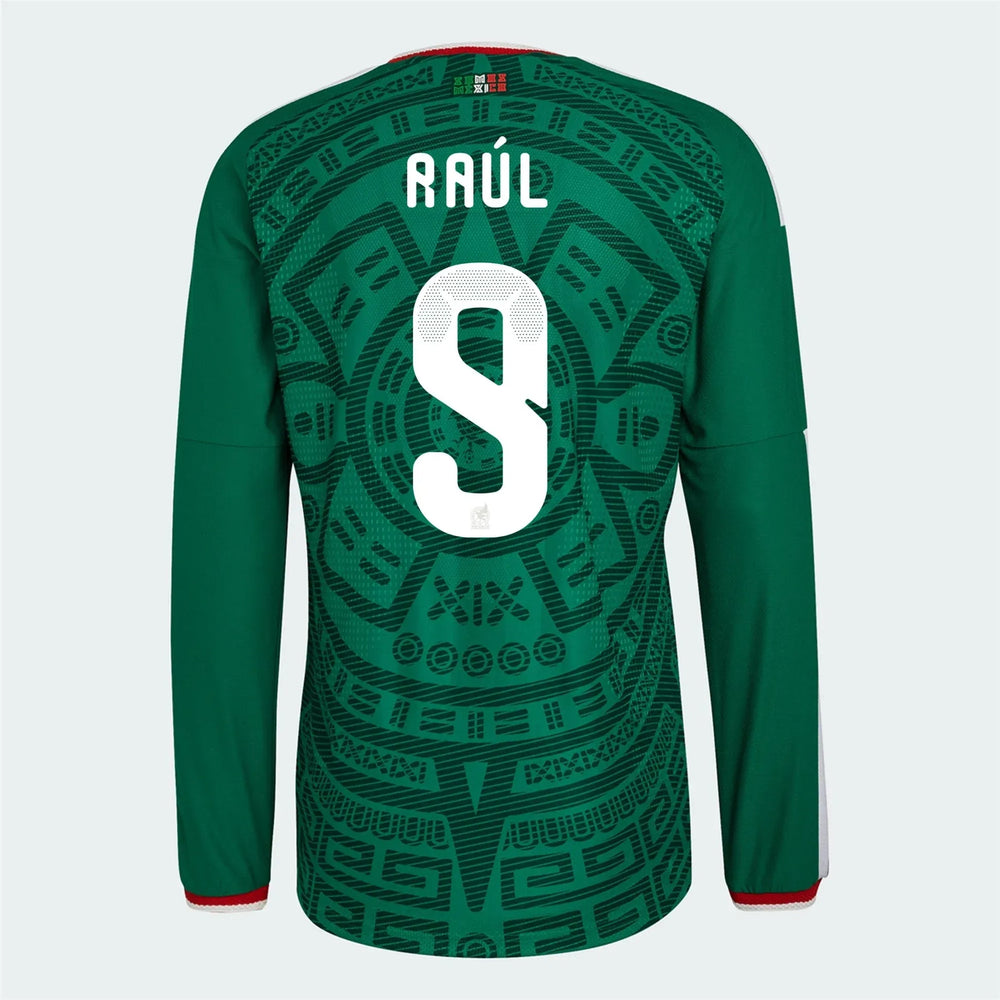 2026 Mexico Men's Authentic Home Long-Sleeve Soccer Jersey | Adidas Discount