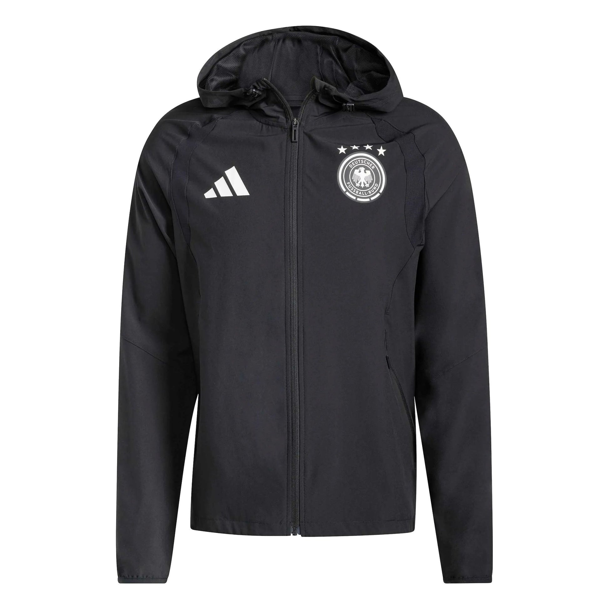2026 Germany Men's Tiro Travel Full Zip Windbreaker | Adidas Sports