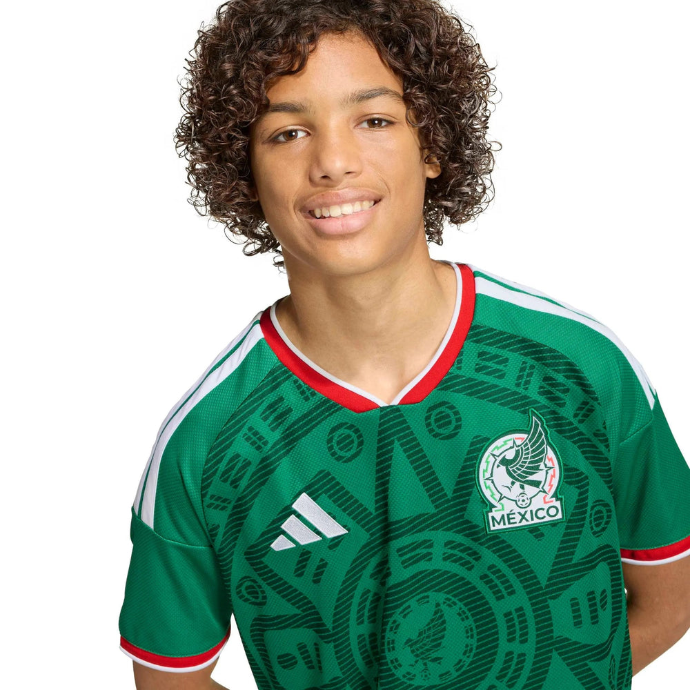 2026 Mexico Youth Stadium Home Soccer Jersey | Adidas Sale