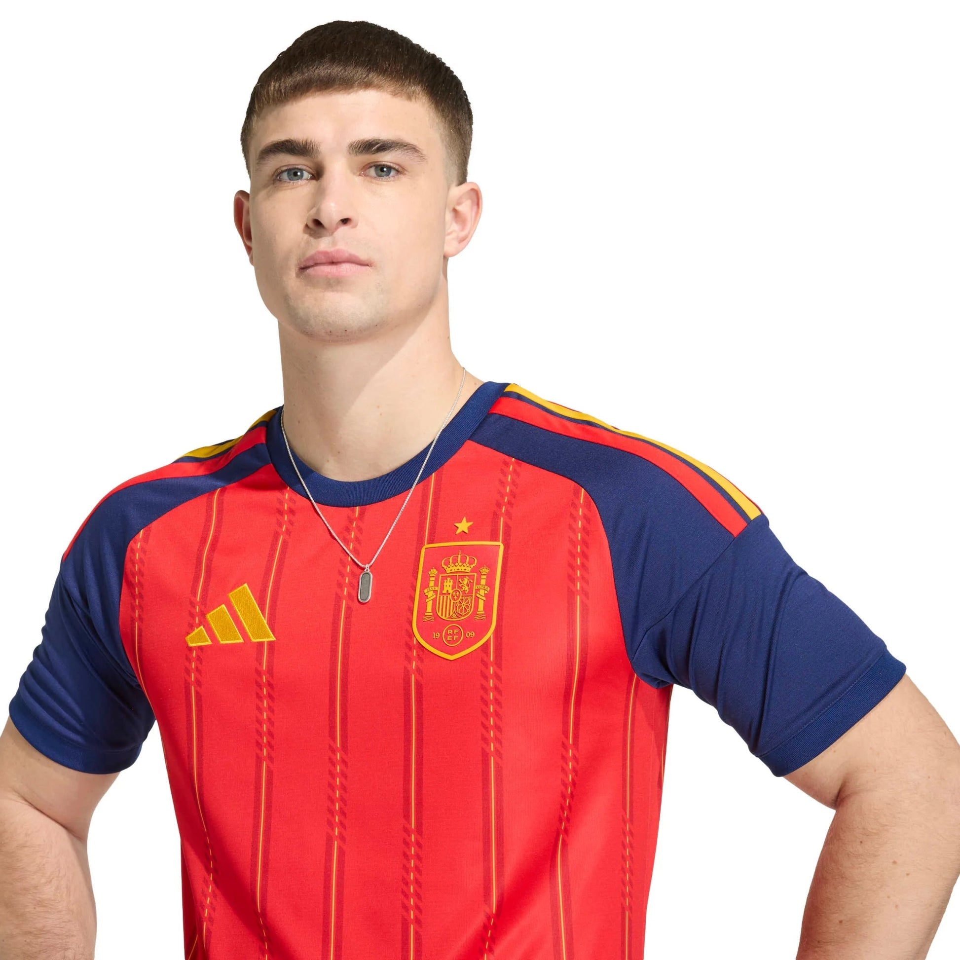 2026 Spain Men's Stadium Home Soccer Jersey | Adidas for Sale