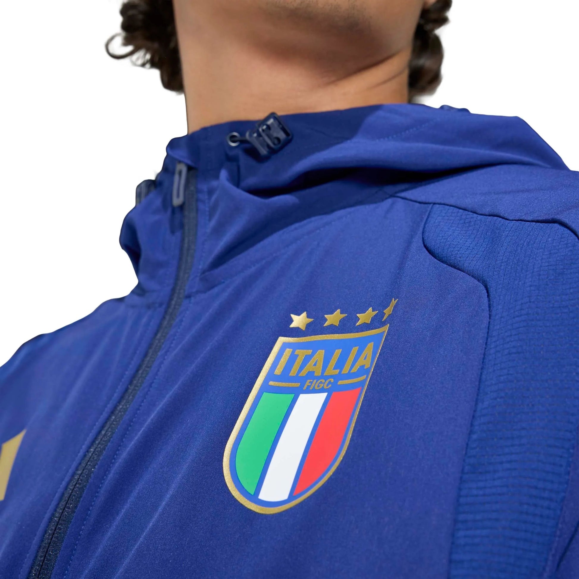 2026 Italy Men's Tiro Travel Full Zip Windbreaker | Adidas Sports