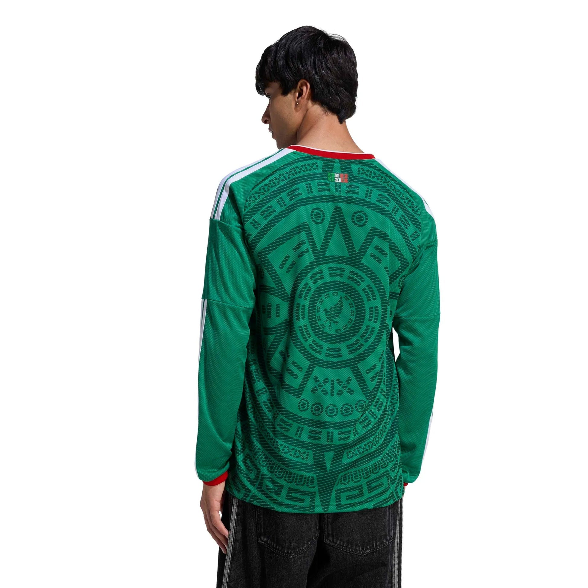 2026 Mexico Men's Stadium Home Long-Sleeve Soccer Jersey | Adidas Sale