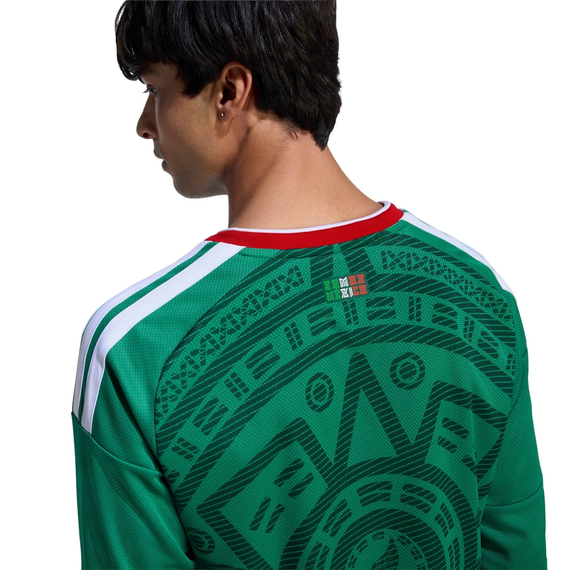 2026 Mexico Men's Stadium Home Long-Sleeve Soccer Jersey | Adidas Sale