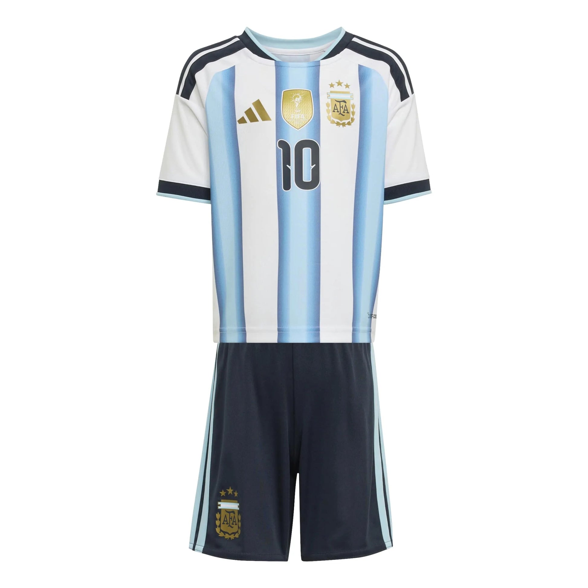 2026 Argentina Kid's Home Messi #10 Mini Kit | Adidas Sale
