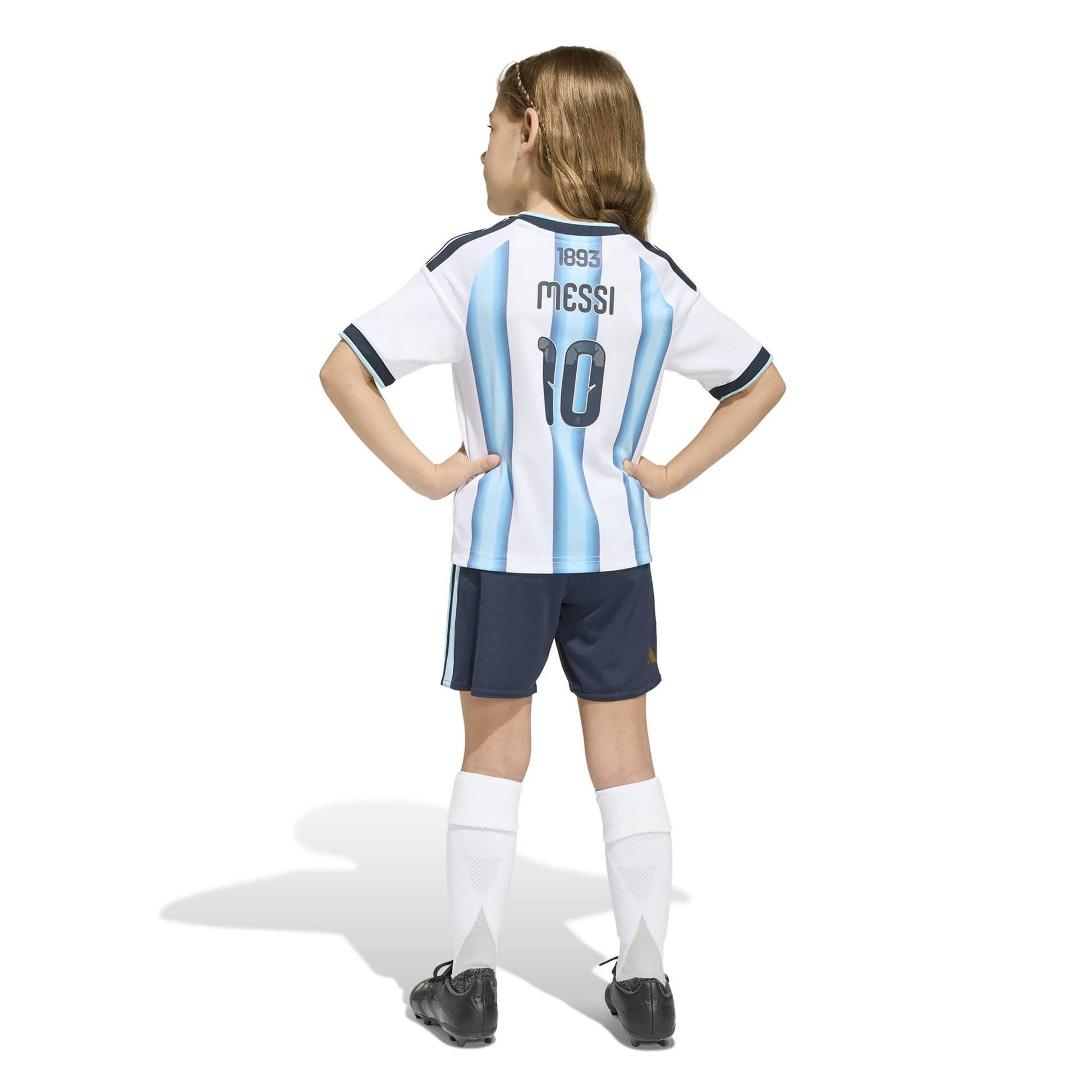 2026 Argentina Kid's Home Messi #10 Mini Kit | Adidas Sale