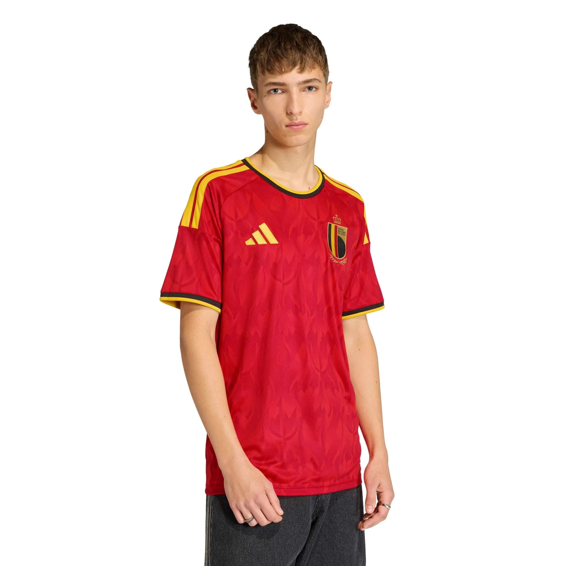 2026 Belgium Men's Stadium Home Soccer Jersey | Adidas for Sale