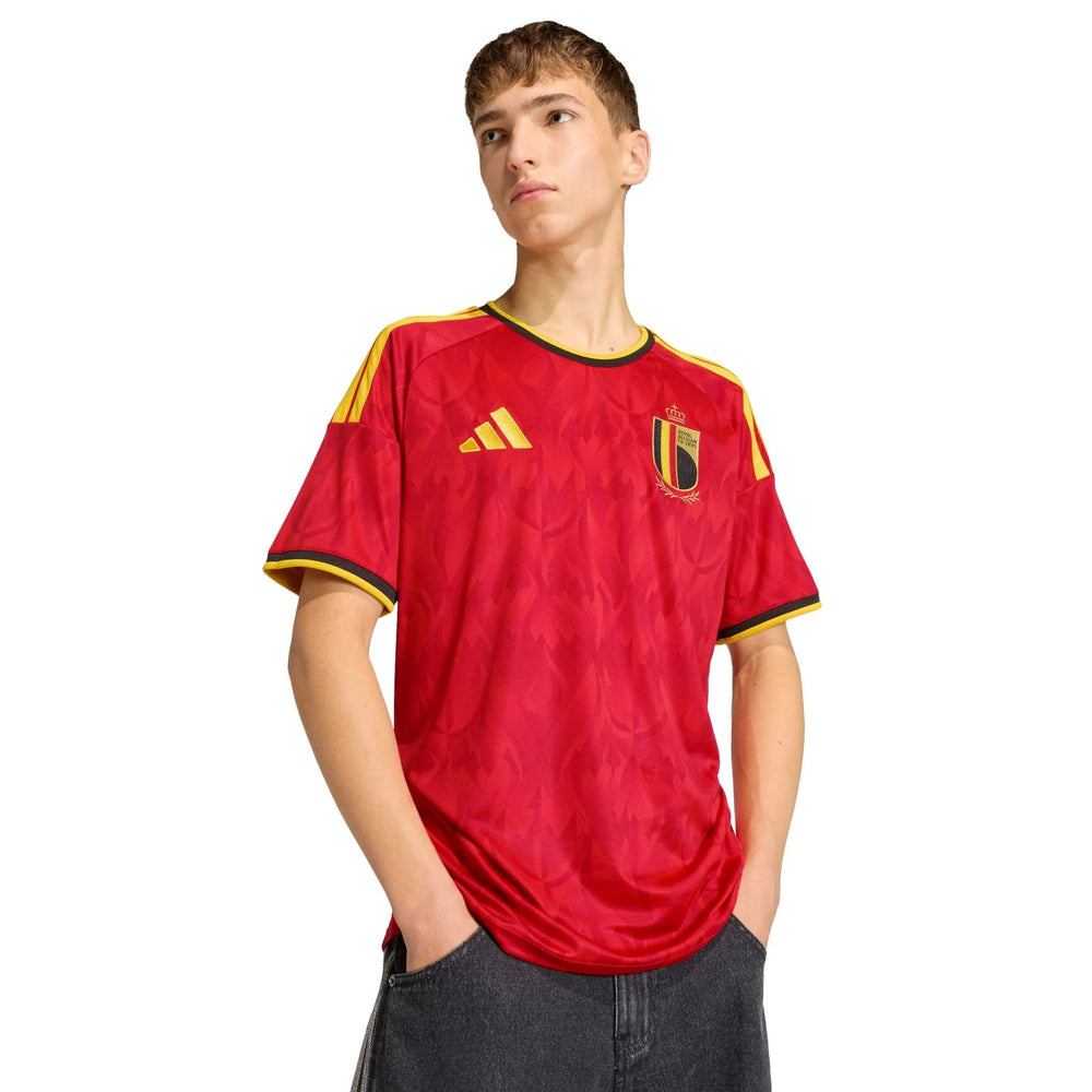 2026 Belgium Men's Stadium Home Soccer Jersey | Adidas for Sale