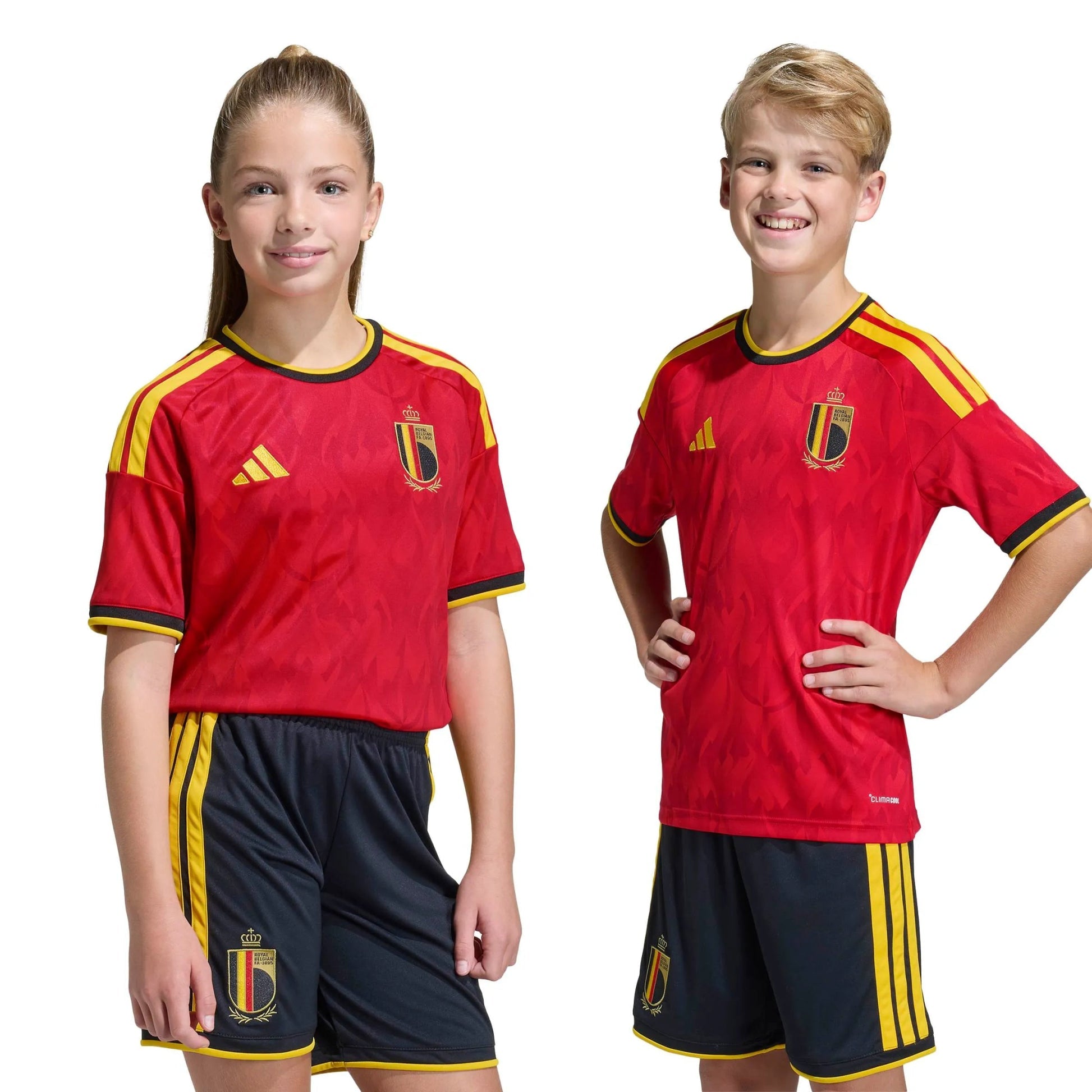 2026 Belgium Youth Stadium Home Soccer Jersey | Adidas Sale