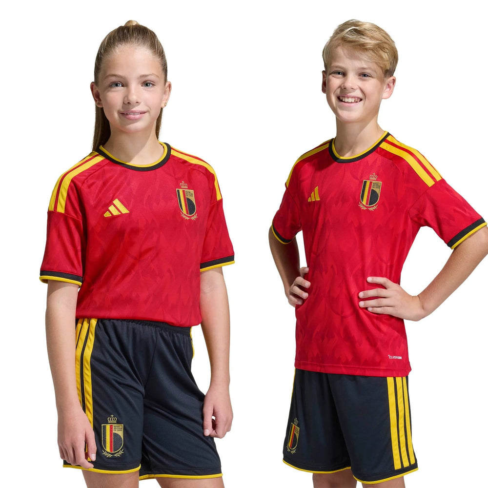 2026 Belgium Youth Stadium Home Soccer Jersey | Adidas Sale