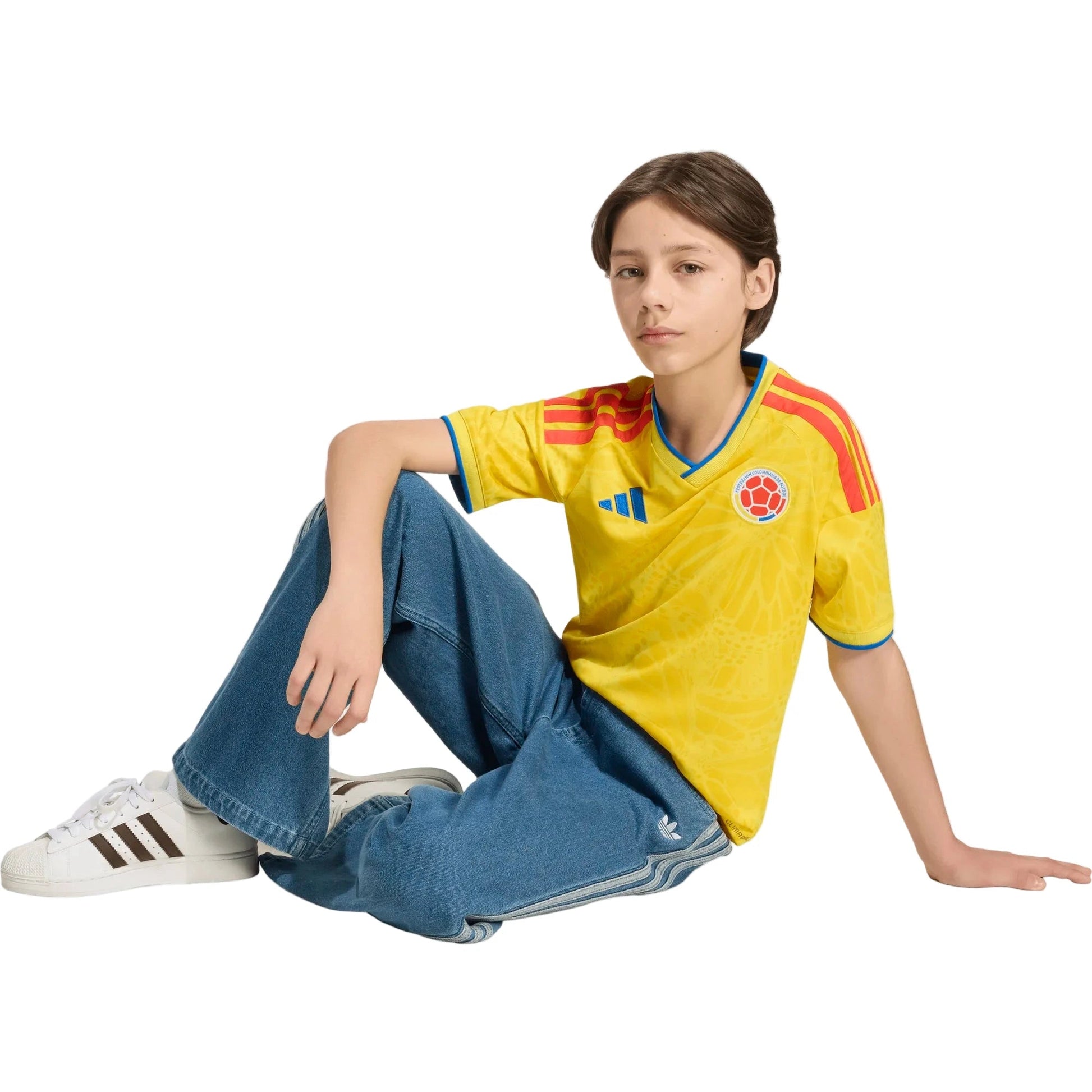 2026 Colombia Youth Stadium Home Soccer Jersey | Adidas Sports