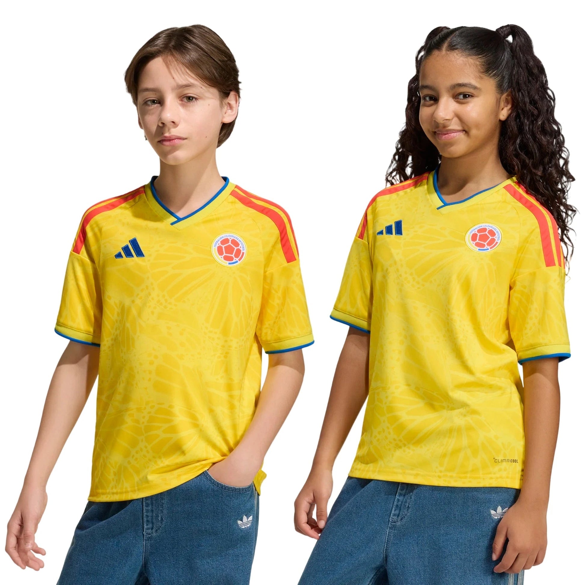 2026 Colombia Youth Stadium Home Soccer Jersey | Adidas Sports