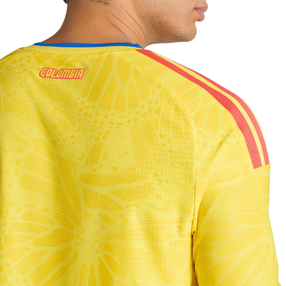 2026 Colombia Men's Authentic Home Long-Sleeve Soccer Jersey | Adidas Outlet