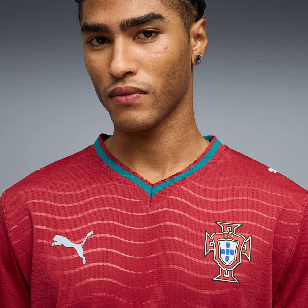 2026 Portugal Men's Stadium Home Long-Sleeve Soccer Jersey | Puma Outlet