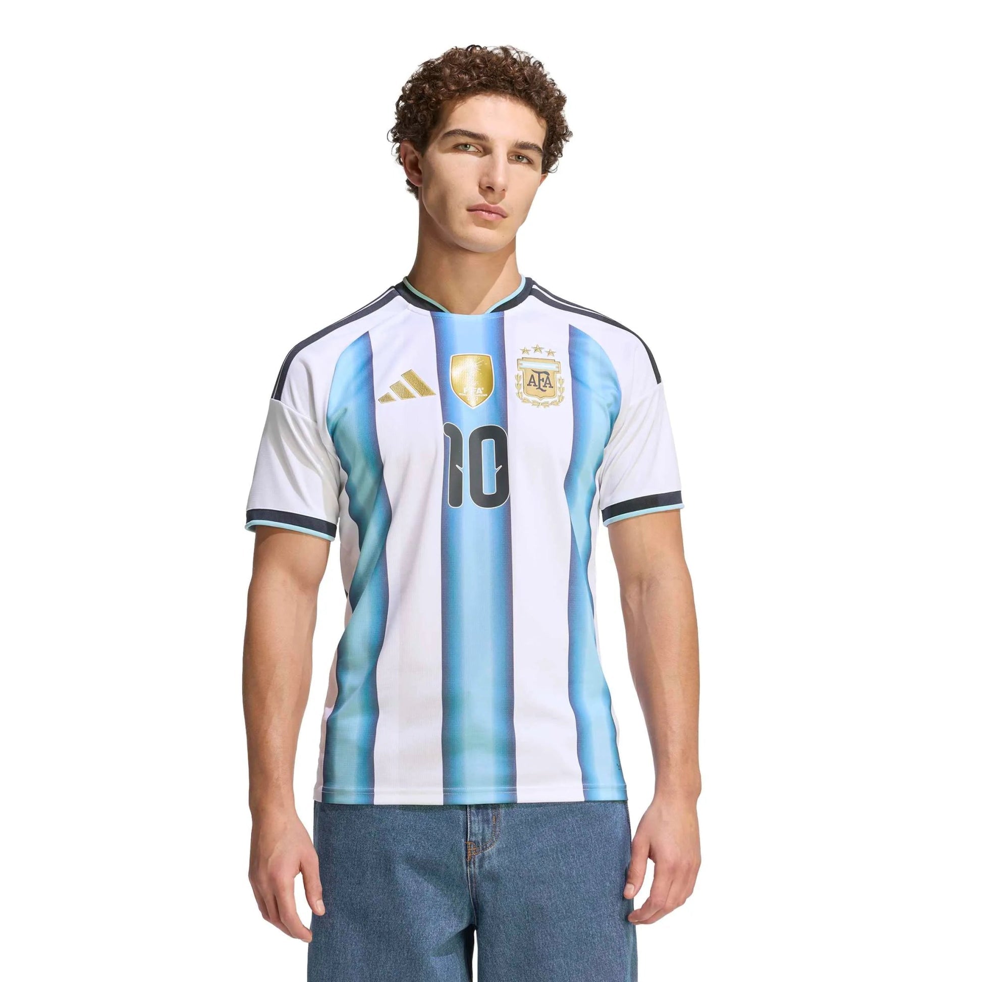 2026 Argentina Men's Stadium Home Messi #10 Soccer Jersey | Adidas Outlet